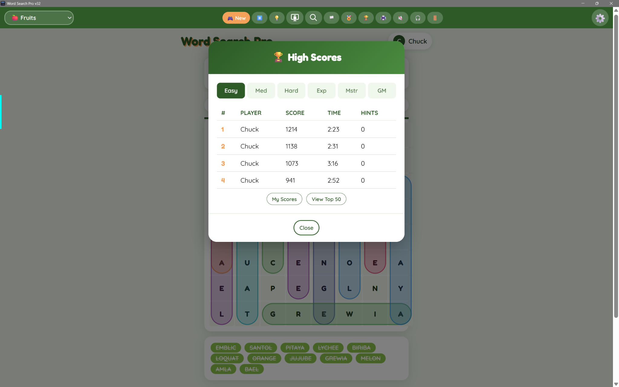 Score and badge counters